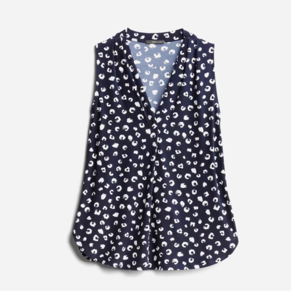 Beacon Alicia pleat detail knit top large